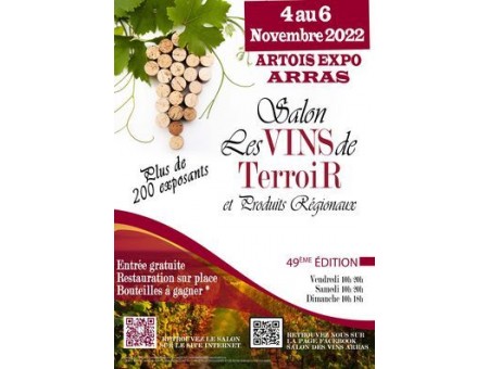 Salon Vins de Terroir Arras Du 26 au 28 avril 2024
